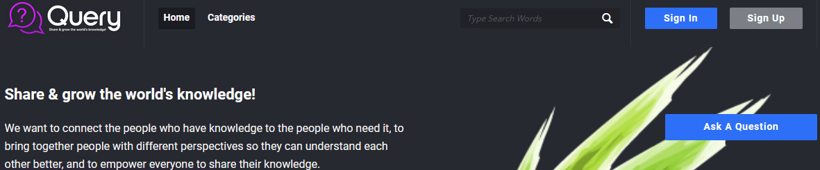 Query question and answer platform , Ask Questions On Darknet