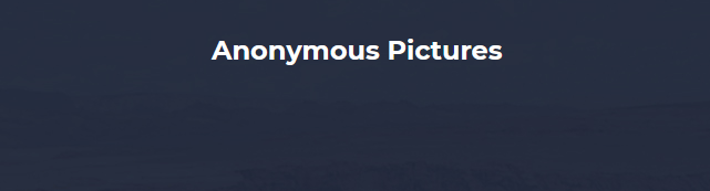 Anonymous Pictures website
