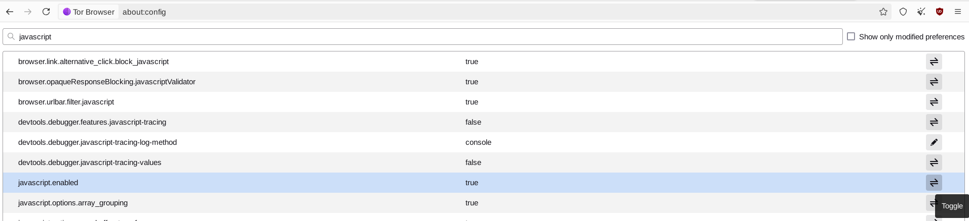 JavaScript warning / Blog / DeepWeb