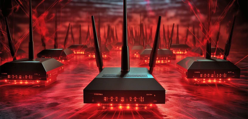 A lot of network devices are being asked to join the "InfectedSlurs" botnet's DDoS team.