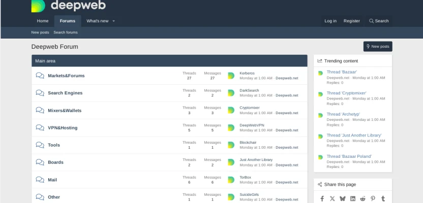 Launch of Deepweb.net forum – Your Secure Hub!